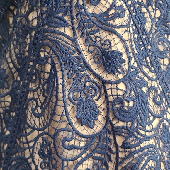 TJD Women's‎ Cocktail Party V-neck Lace Mini Dress Size Medium - Picture 6 of 10